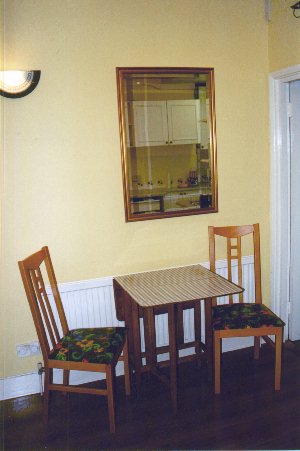 One side of kitchen/lounge in number 26